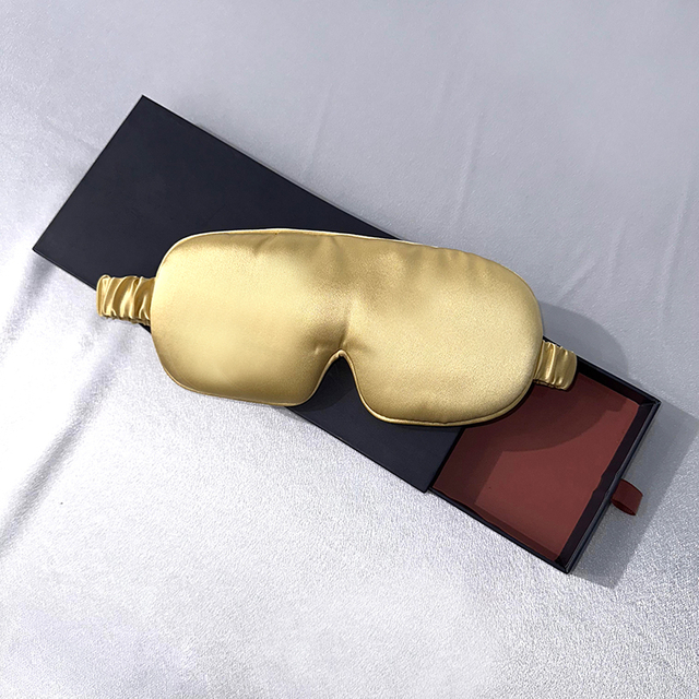 Maschera per gli occhi in seta idratante e oscurante avanzata