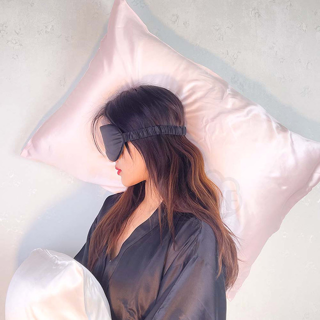 Federa di lusso in pura seta naturale di gelso al 100% con cerniera o fodera per federa in seta con busta