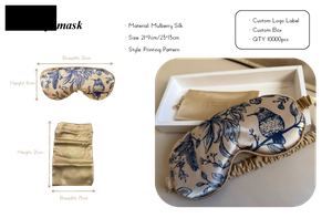 Caso 11: maschera per dormire in seta